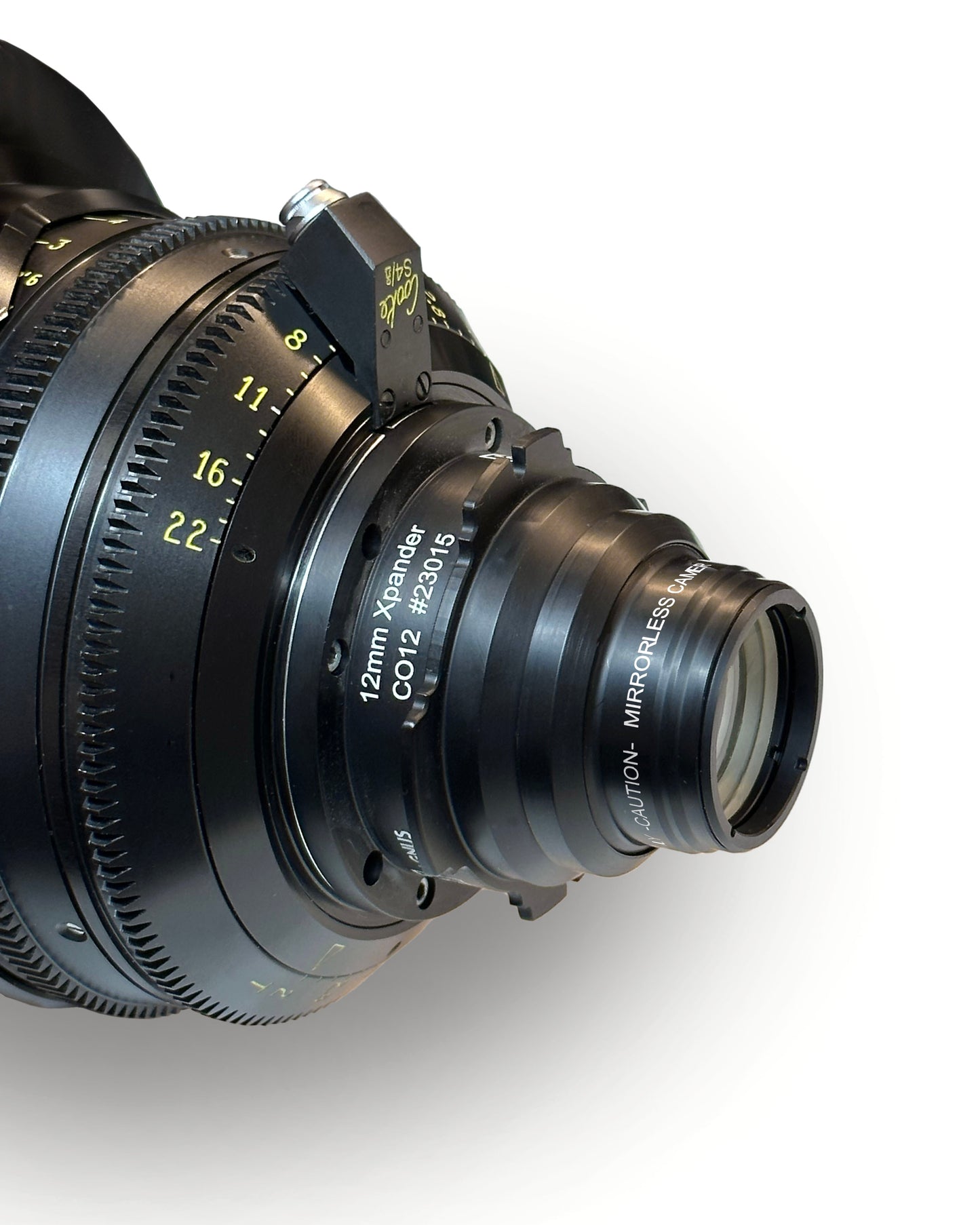 COOKE S4 12mm ACADEMY TO S35 OPEN GATE XPANDER